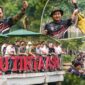 Suasana ratusan peserta saat memadati area pemancingan di Danau Tirta Asri, Akademi TNI, Cilangkap, Jakarta Timur, Minggu (27/9/2026), dalam gelaran Strike Nusantara 2026, yang menjadi bagian dari rangkaian peringatan HUT ke-81 TNI.