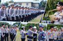 Suasana Apel Gelar Pasukan yang dipimpin Wakapolda NTB, Brigjen Pol. Hari Nugroho, S.I.K., di Lapangan Gajah Mada Ampenan, Mataram, Senin (26/10/2026), sebagai penanda kesiapan personel dan sarana pendukung sebelum pelaksanaan Operasi Patuh Rinjani 2026 di wilayah NTB.
