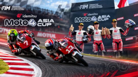 Pebalap muda binaan PT Astra Honda Motor (AHM), Muhammad Badly Ayatullah berhasil mempersembahkan podium ketiga pada putaran ketiga Idemitsu Moto4 Asia Cup (IM4AC) 2026, di Mobility Resort Motegi, Jepang, Minggu (4/10/2026).