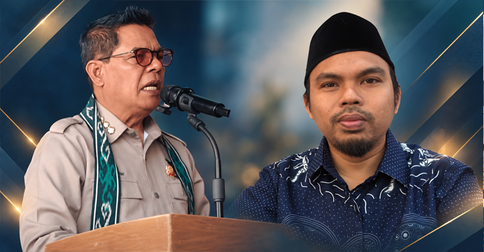 Bupati Lombok Timur, H. Haerul Warisin (kiri), dan Dr. TGH. Muhammad Fikri, MA (kanan).
