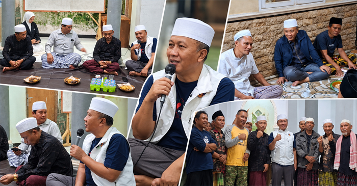Anggota DPR RI Fraksi NasDem, H. Fauzan Khalid saat mendatangi Pondok Pesantren Al-Karimy Lombok, di Desa Langko, Kecamatan Lingsar, Kabupaten Lombok Barat, NTB, pada Kamis malam (22/10/2026).