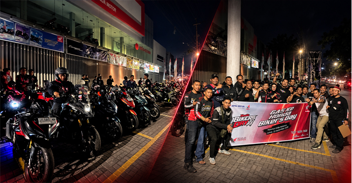 Astra Motor NTB bersama Krida Honda Mataram menggelar kegiatan “Gas ke Honda Bikers Day 2026” belum lama ini.