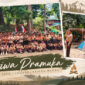 Suasana Perkemahan Sabtu-Minggu (Persami) Gabungan KKM MTs Kecamatan Jerowaru, Kabupaten Lombok Timur, di Objek Wisata Pemandian Loang Gali, Kecamatan Lenek, Kabupaten Lombok Timur.