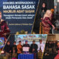 Suasana acara pembukaan Kongres Internasional I Bahasa Sasak yang digelar Majelis Adat Sasak (MAS), di Aula Gedung BPSDMD Provinsi NTB, Rabu (28/10/2026).