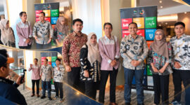 Kepala Dinas Kominfotik NTB, Ahsanul Khalik mewakili Gubernur NTB, Lalu Muhamad Iqbal, dengan didampingi jajaran teknis dari Bappeda dan Dinas Kominfotik NTB saat menghadiri penilaian SAA 2026, di Hotel Pullman Thamrin CBD, Jakarta Pusat, pada Jumat (23/10/2026).