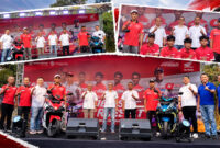 Suasana kegiatan bertajuk Meet and Greet bersama pebalap Honda yang digelar Astra Motor NTB, di Dapur Sasak Resto, Jalan Udayana, Kota Mataram, Rabu (7/10/2026).