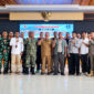 Pose bersama usai pembukaan Simulasi Penanggulangan Bencana.