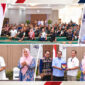 Suasana silaturahmi Gubernur NTB, Lalu Muhamad Iqbal dan Gubernur NTT, Emanuel Melkiades Laka Lena bersama ratusan relawan kemanusiaan NTB yang tergabung dalam KR-BNN NTB, di Pendopo Tengah Gubernur NTB, Sabtu (10/10/2026).