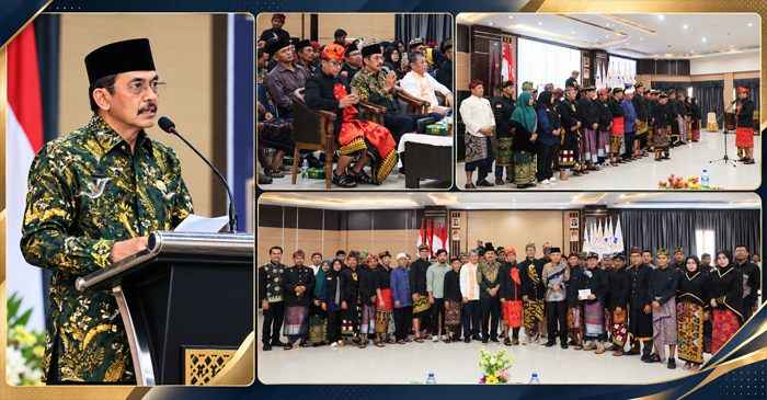 Suasana acara pelantikan DPW ASLI Kepri, di Aula Engku Hamidah, Kantor Wali Kota Batam, pada Minggu (4/10/2026).
