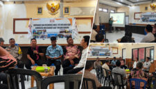 Suasana kegiatan verifikasi dan diseminasi hasil peta wilayah adat Komunitas Masyarakat Adat Tanjung Karang yang diselenggarakan Aliansi Masyarakat Adat Nusantara (AMAN) Mataram, di Aula Kantor Lurah Tanjung Karang, Kamis (22/10/2026).